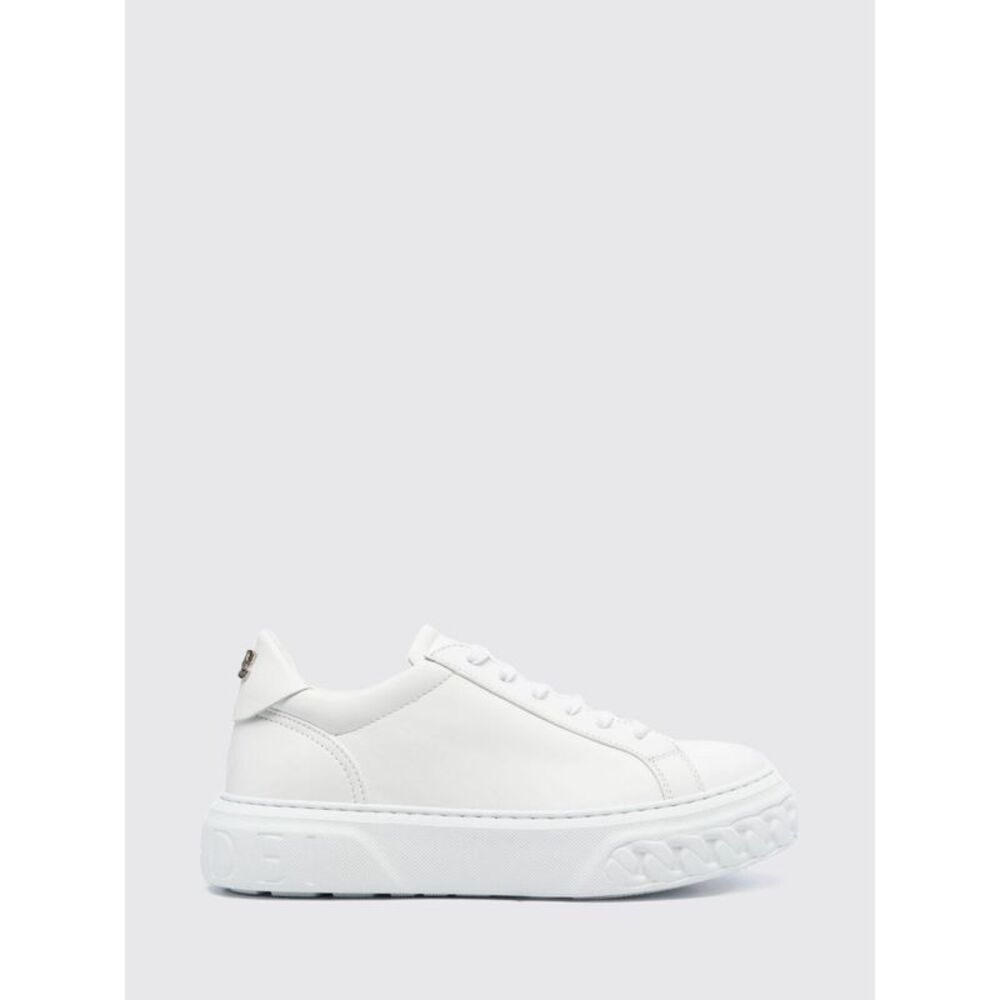 Casadei Women Low-Top Smooth Calfskin Sneakers Casadei With Rear Logo